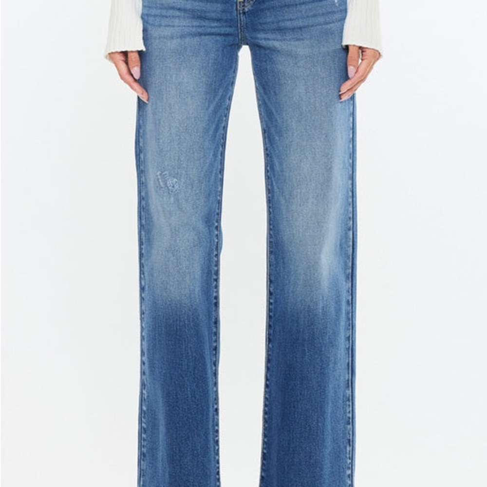 KanCan 90’s flare Blue Jeans